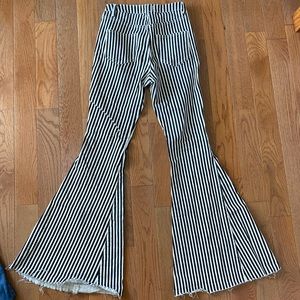 Striped bell bottoms
